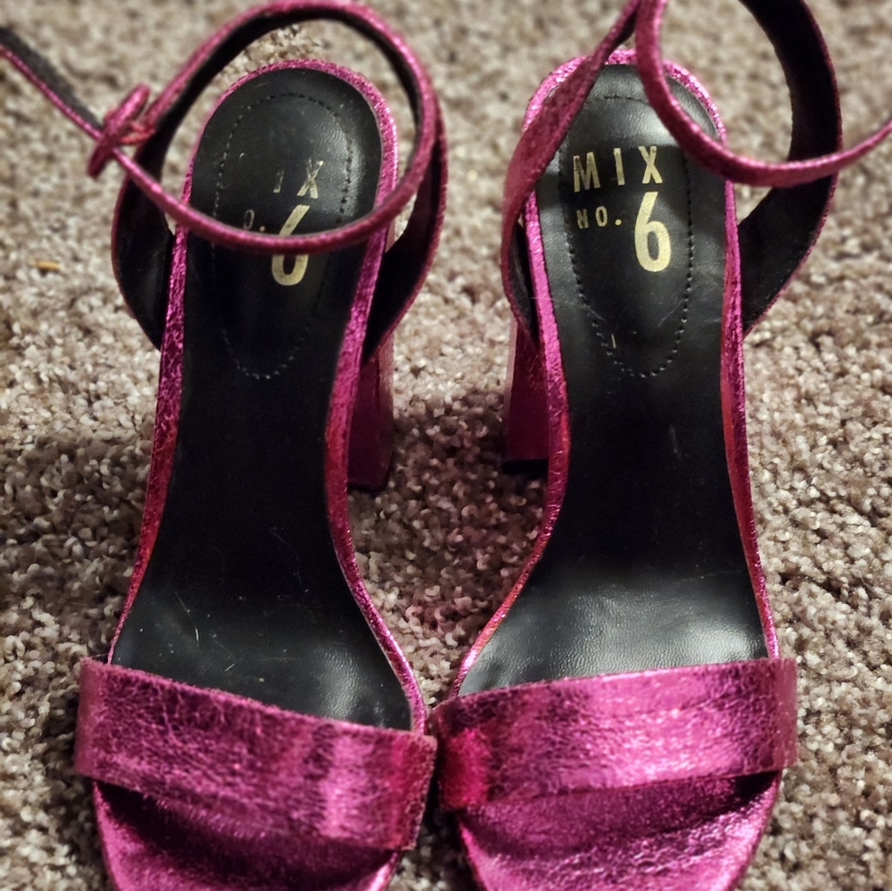 Hot pink heels